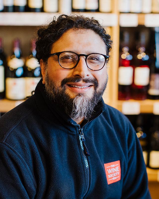 Pierre Mansour in front of Wine Society offices 2023