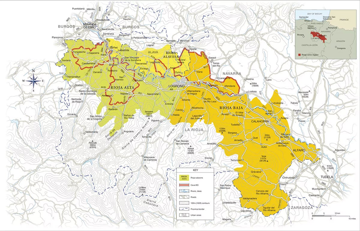 What Is Rioja Map The Ultimate Guide To Rioja Wine | The Wine Society