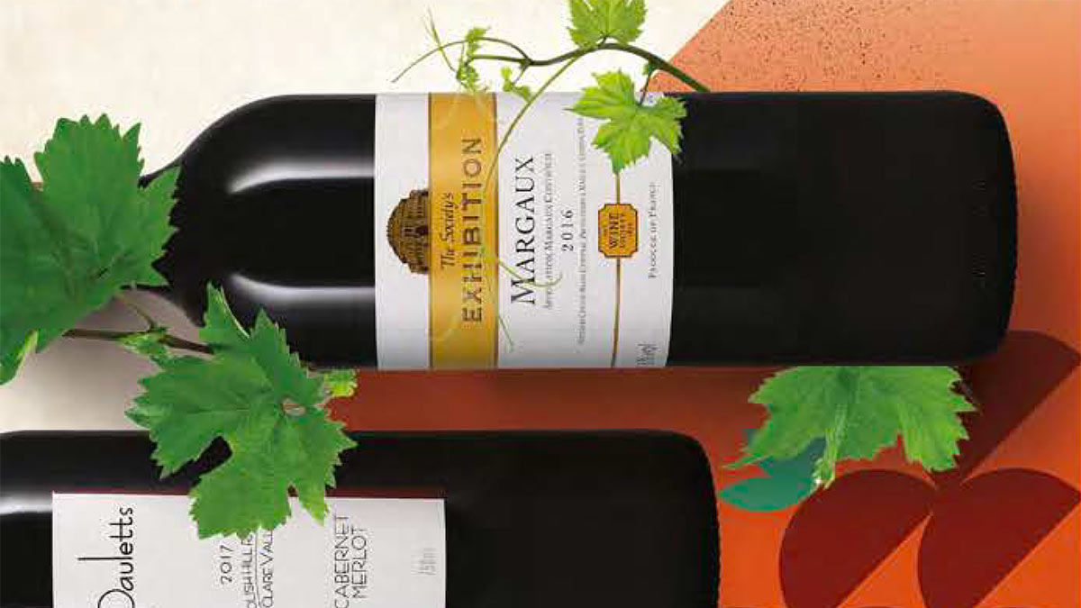 Bottles of Cabernet Sauvignon