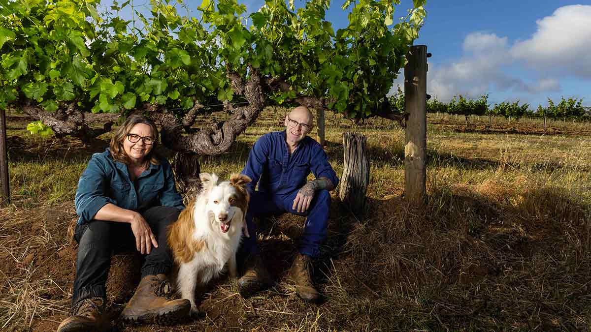 Jen Gardner and Col McBryde, Adelina Wines, Clare Valley