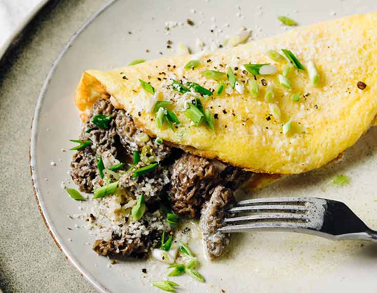 Morels and Saint George’s mushrooms