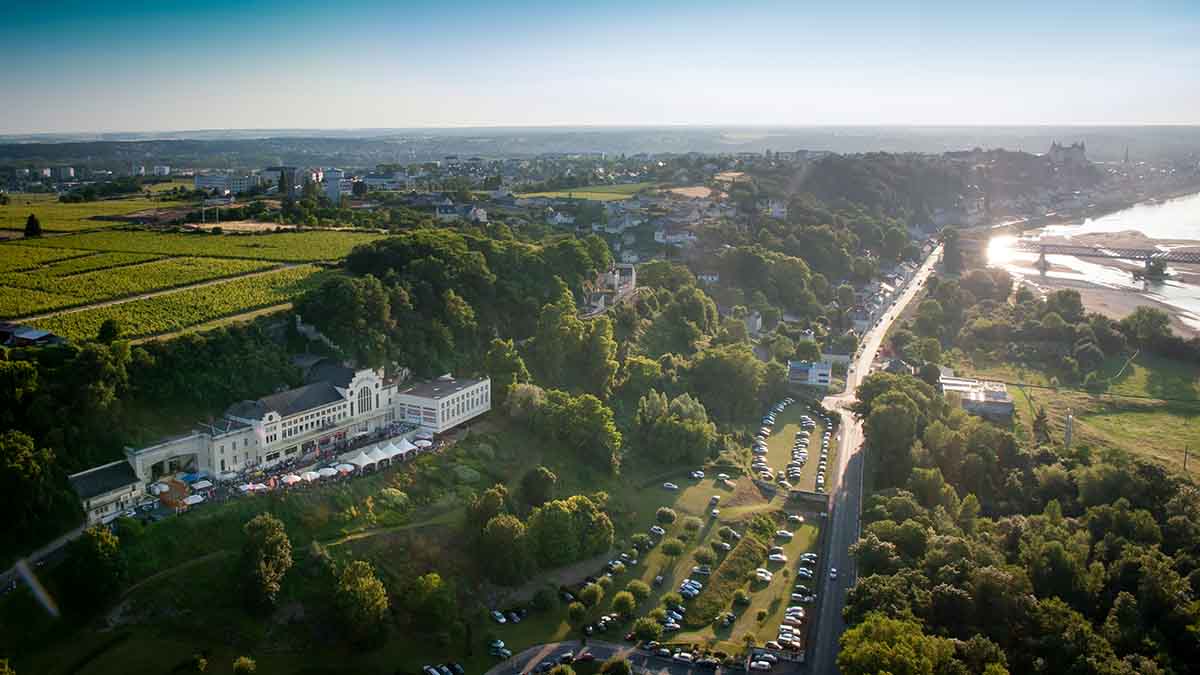 From the air
