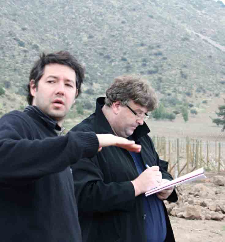 Alto Maipo vineyards with Rafael Urrejola