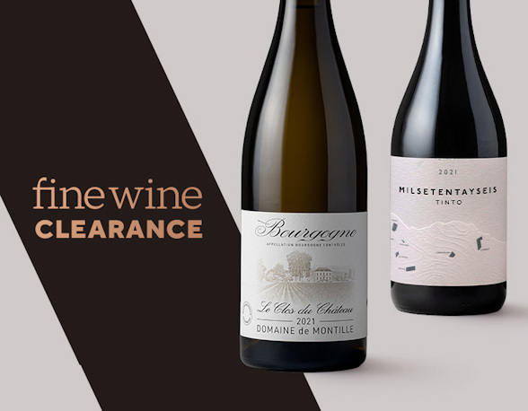 Fine wine clearance