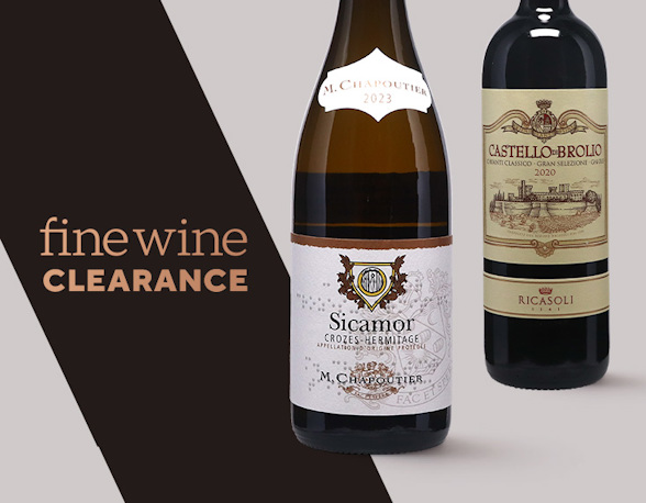 Fine wine clearance