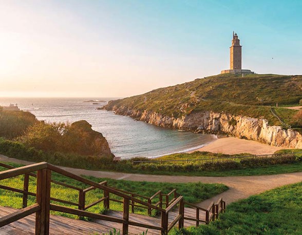 Landscape and lighthouse