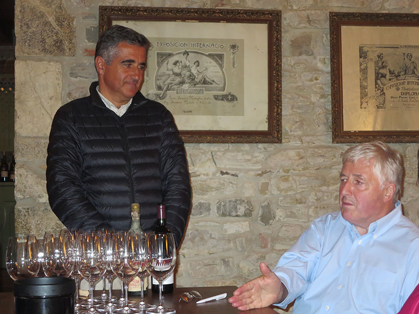Giovanni Manetti of Fontodi with Sebastian Payne MW