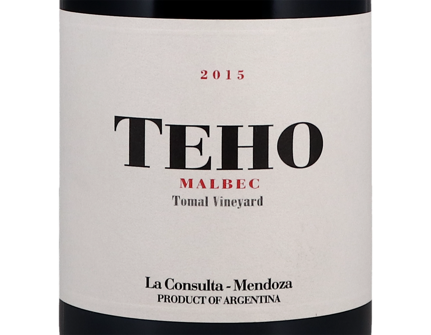 Teho Tomal Vineyard La Consulta Malbec 2015