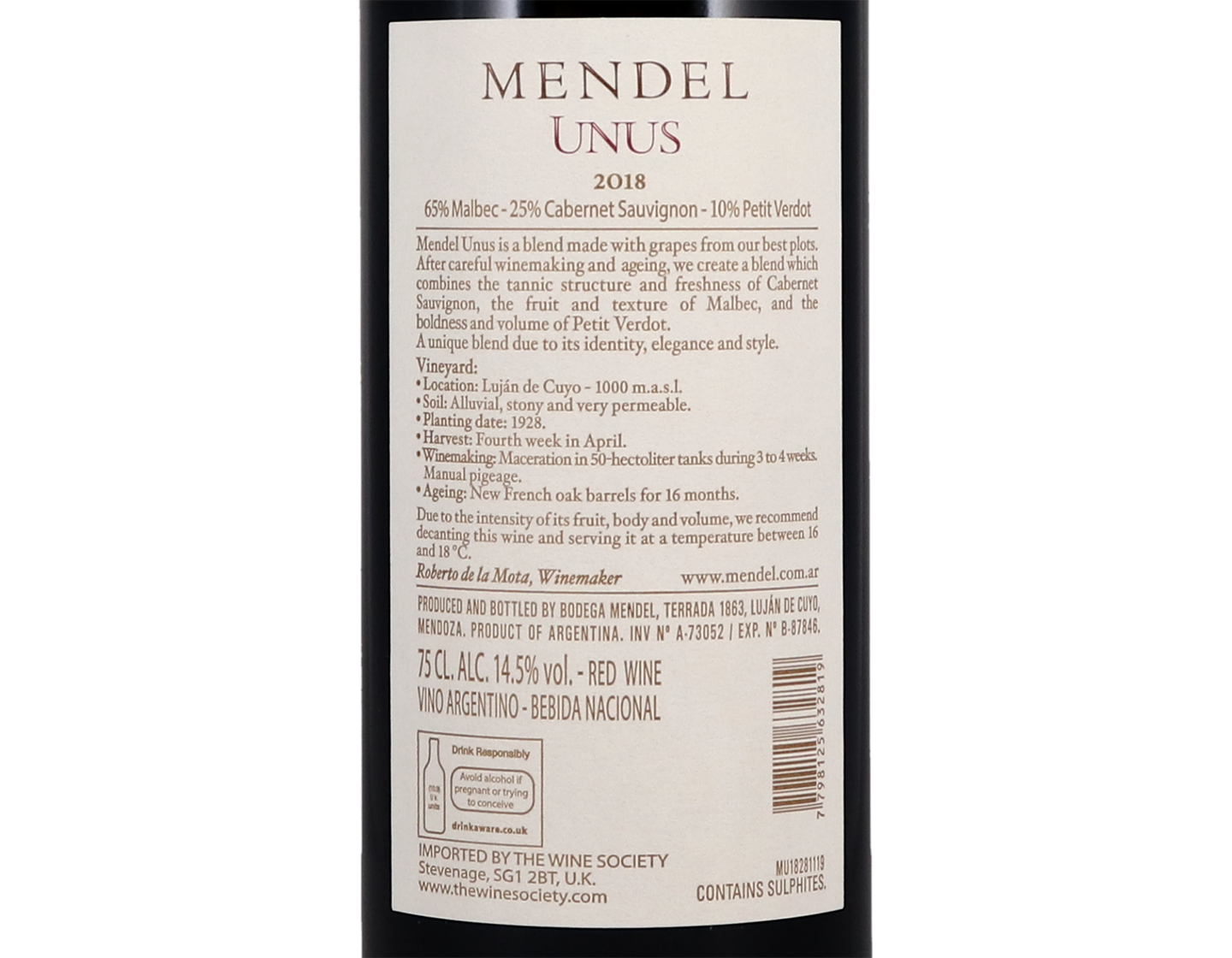 Mendel Unus Mendoza 2018
