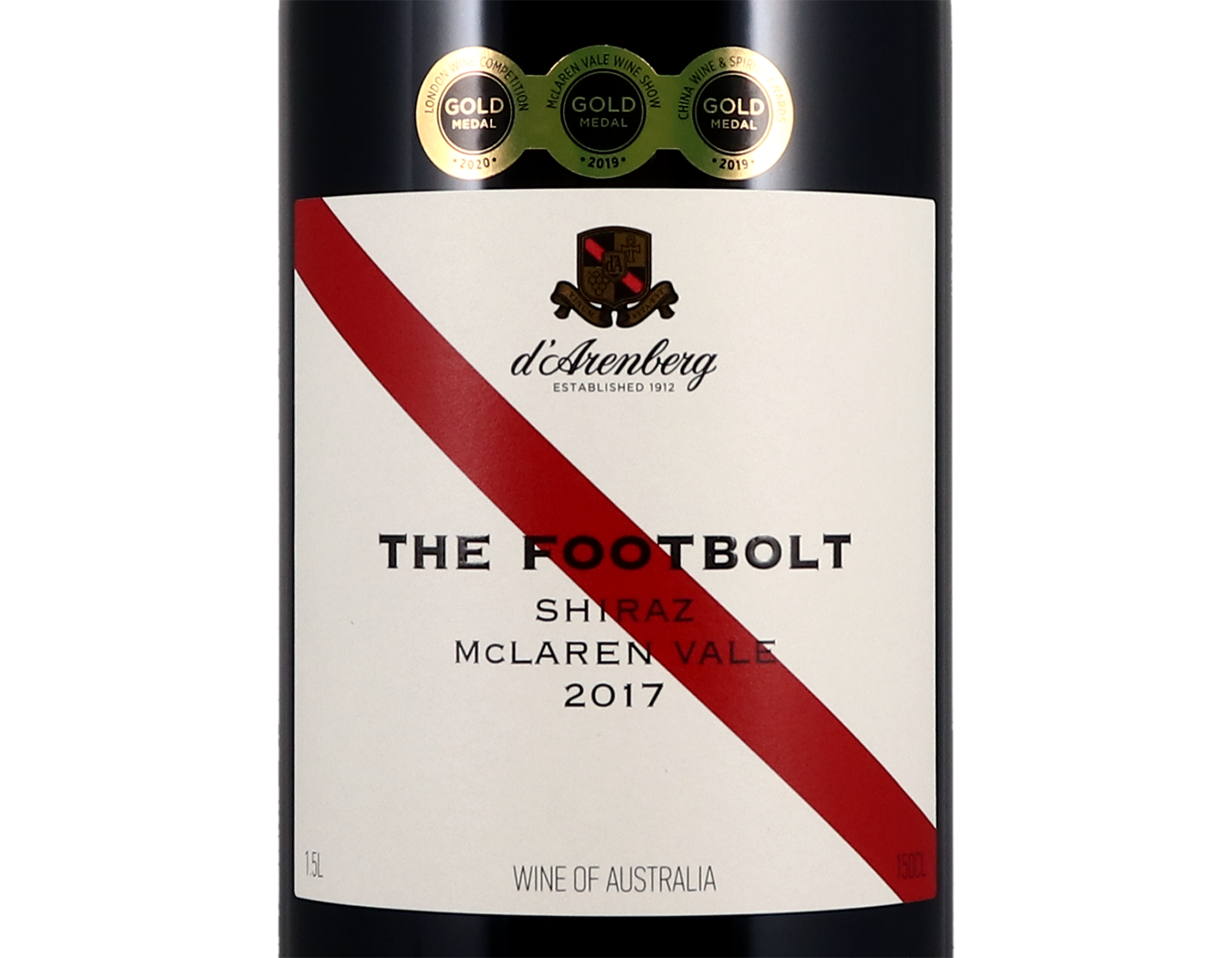 Magnum of D'Arenberg The Footbolt McLaren Vale Shiraz 2017