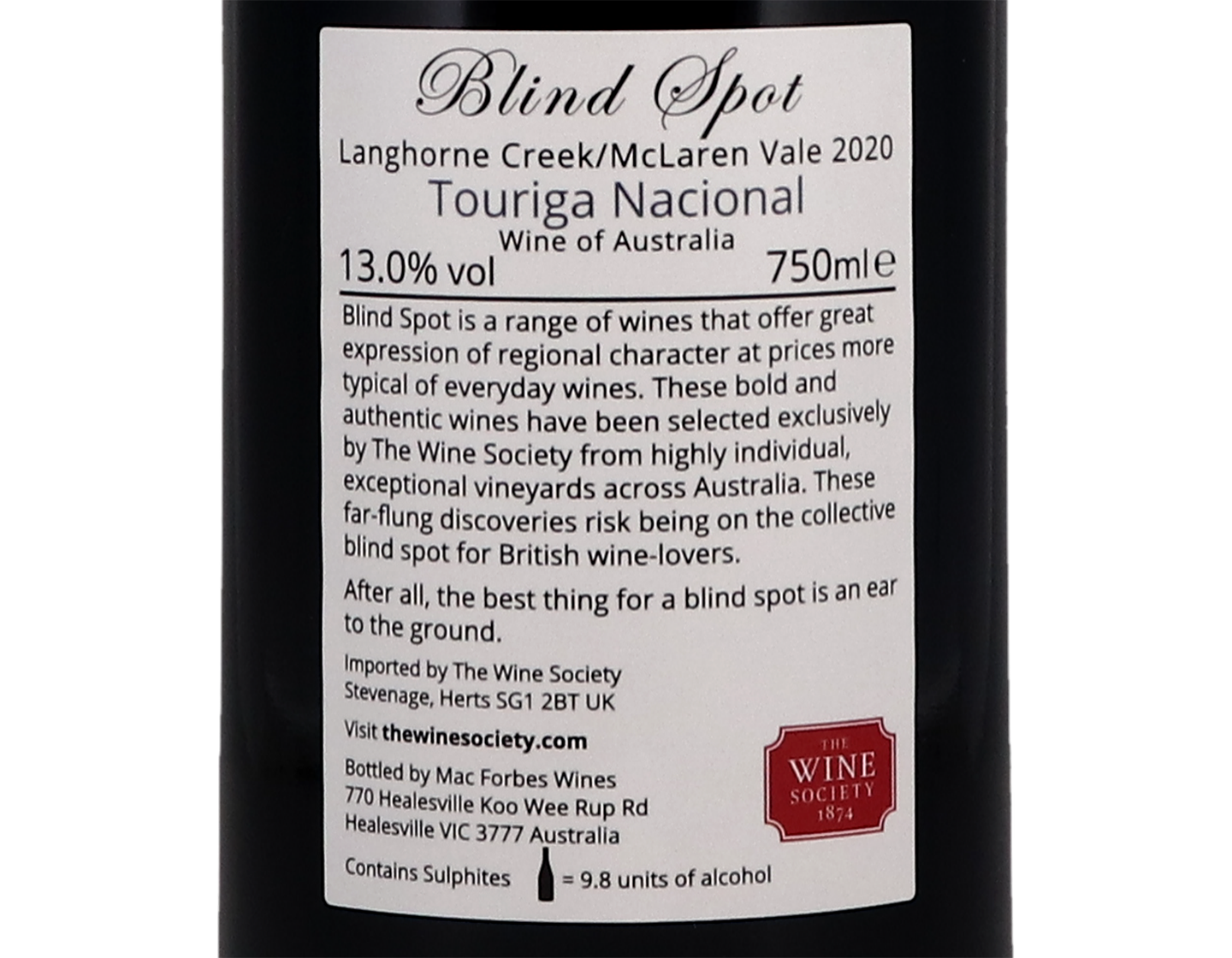 Blind Spot Touriga Nacional 2020