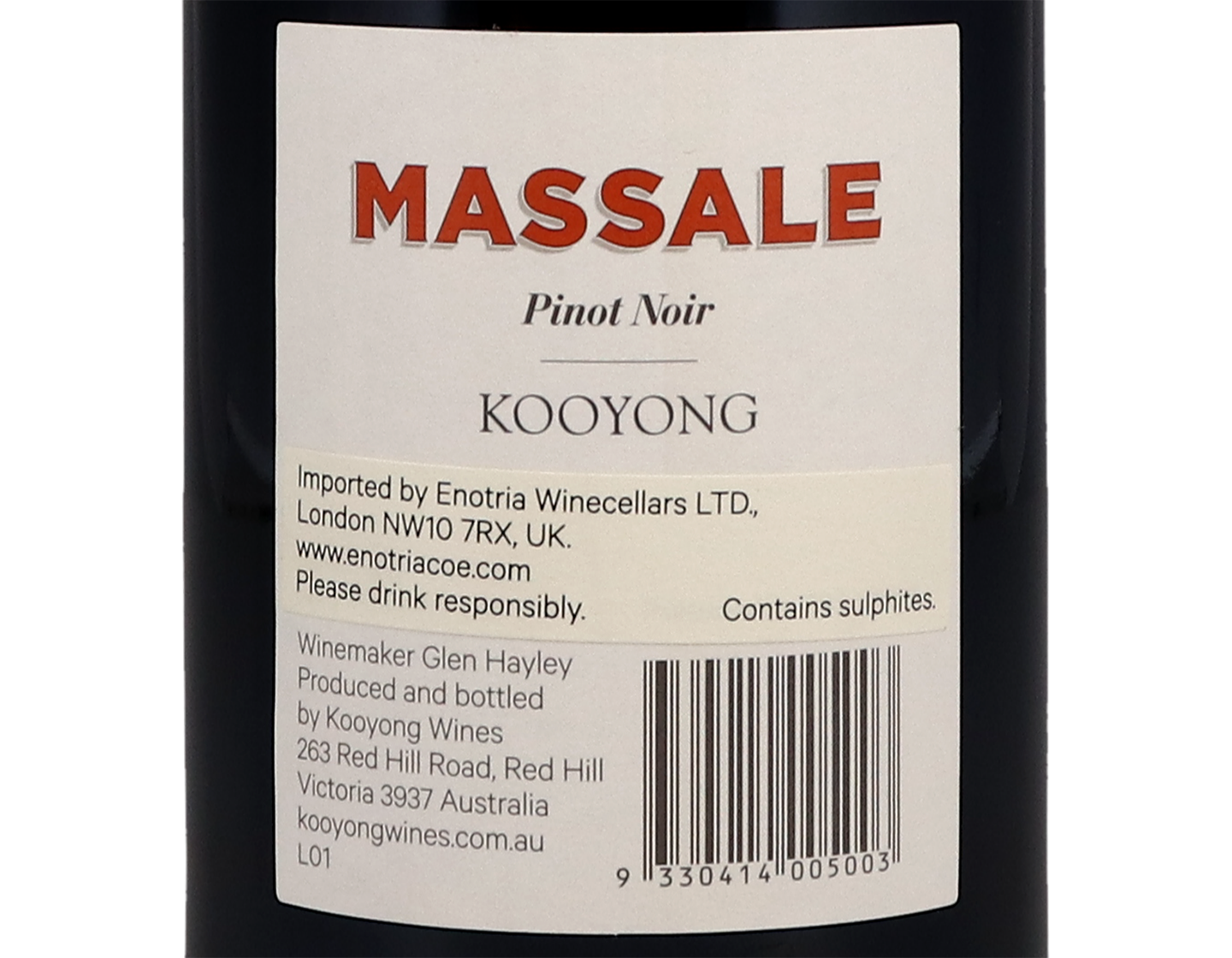 Kooyong Massale Mornington Peninsula Pinot Noir 2019