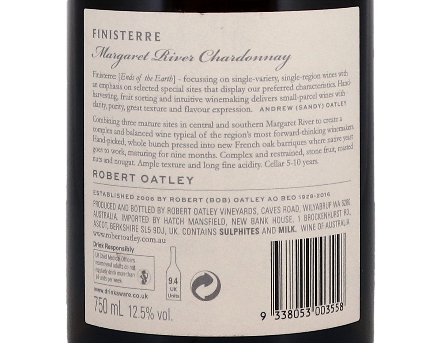 Robert Oatley Finistere Margaret River Chardonnay 2018