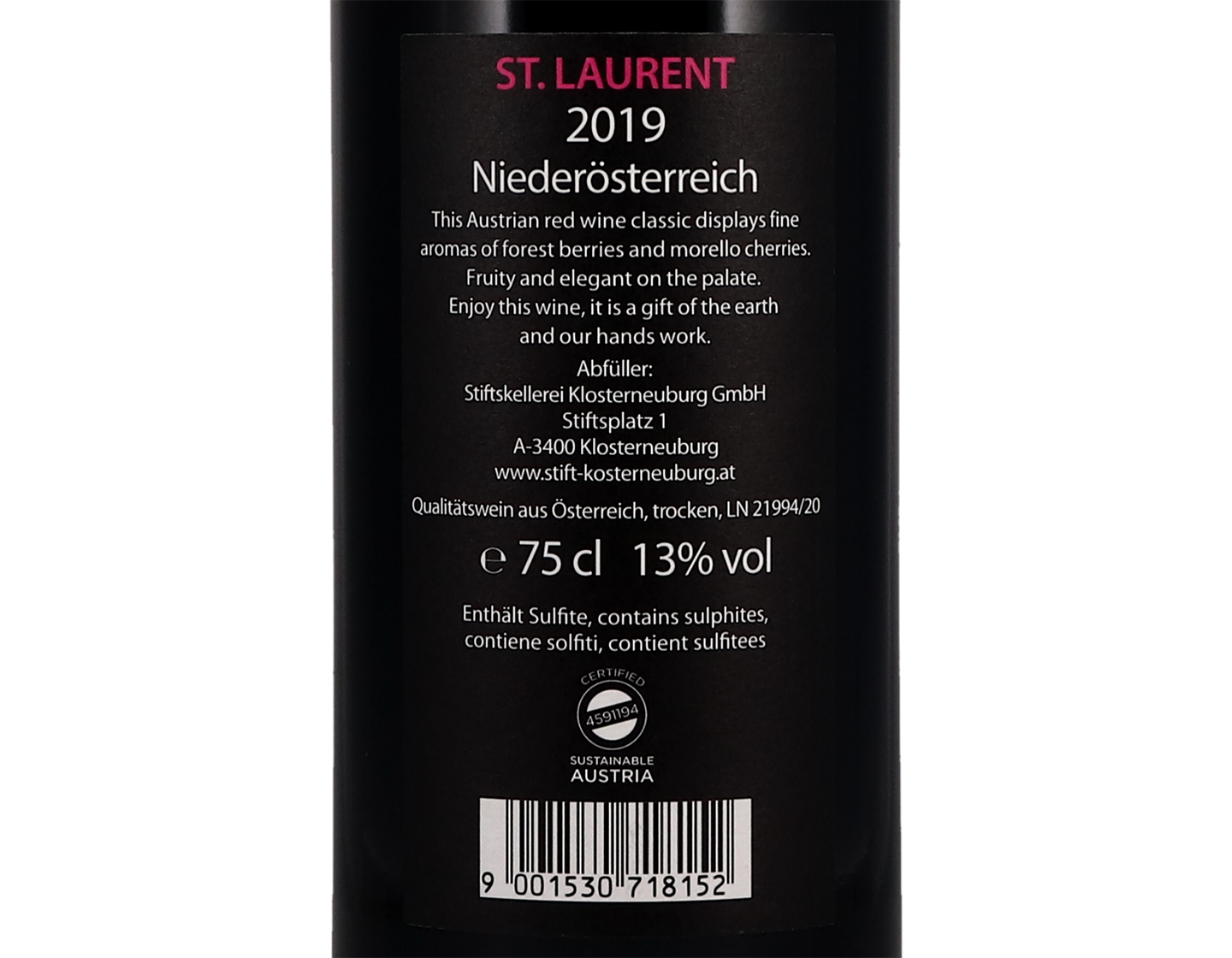 Stift Klosterneuberg St Laurent 2019