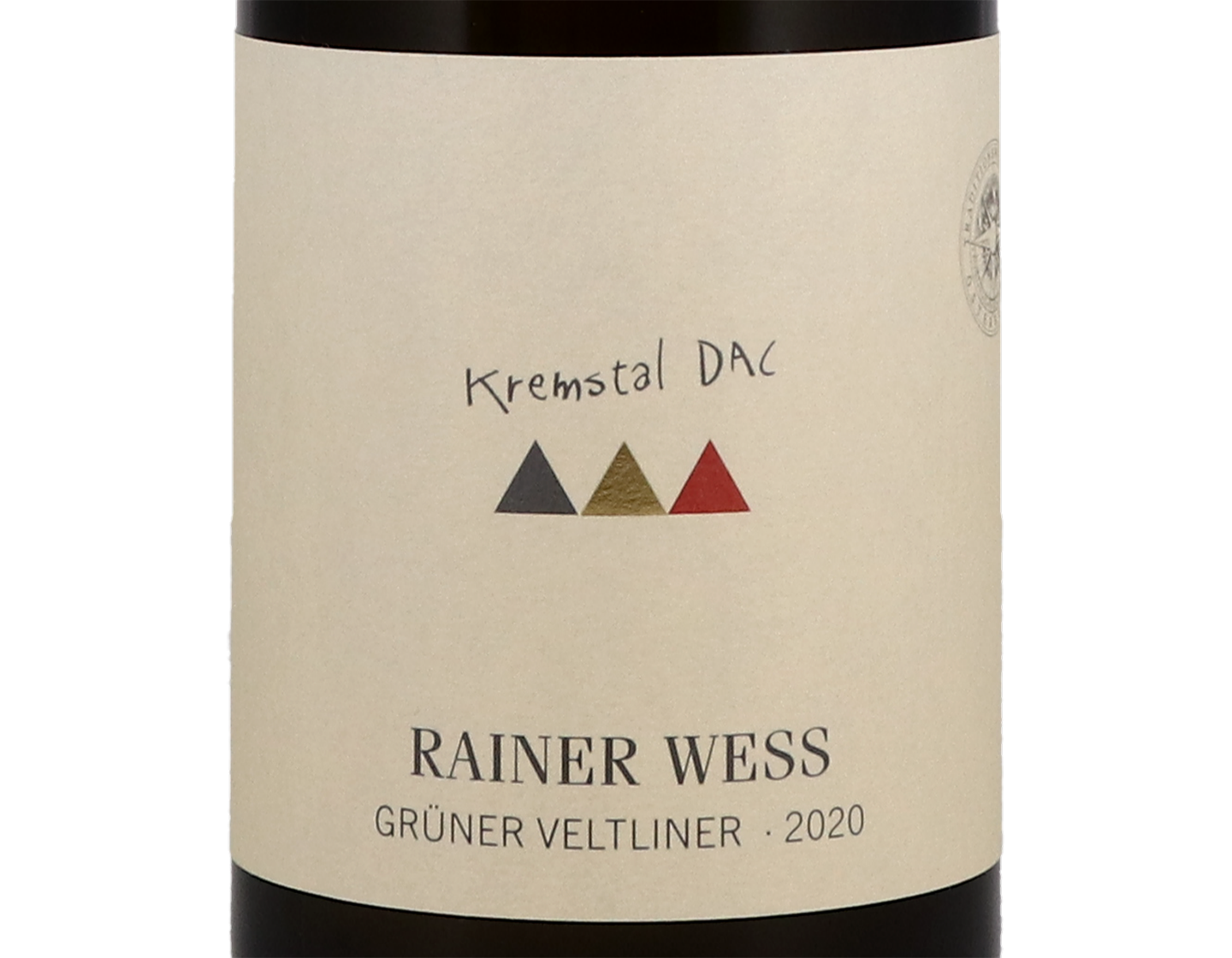 Rainer Wess Gruner Veltliner Kremstal 2020
