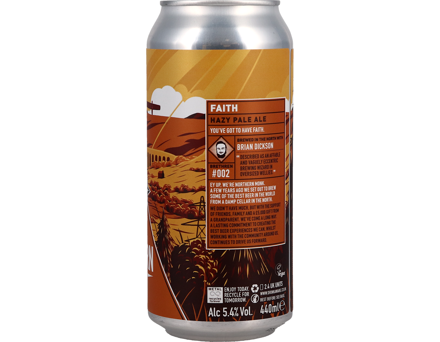 Faith Pale Ale Northern Monk Brew Co Leeds 5.4% 44cl