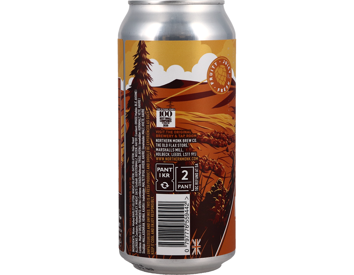 Faith Pale Ale Northern Monk Brew Co Leeds 5.4% 44cl