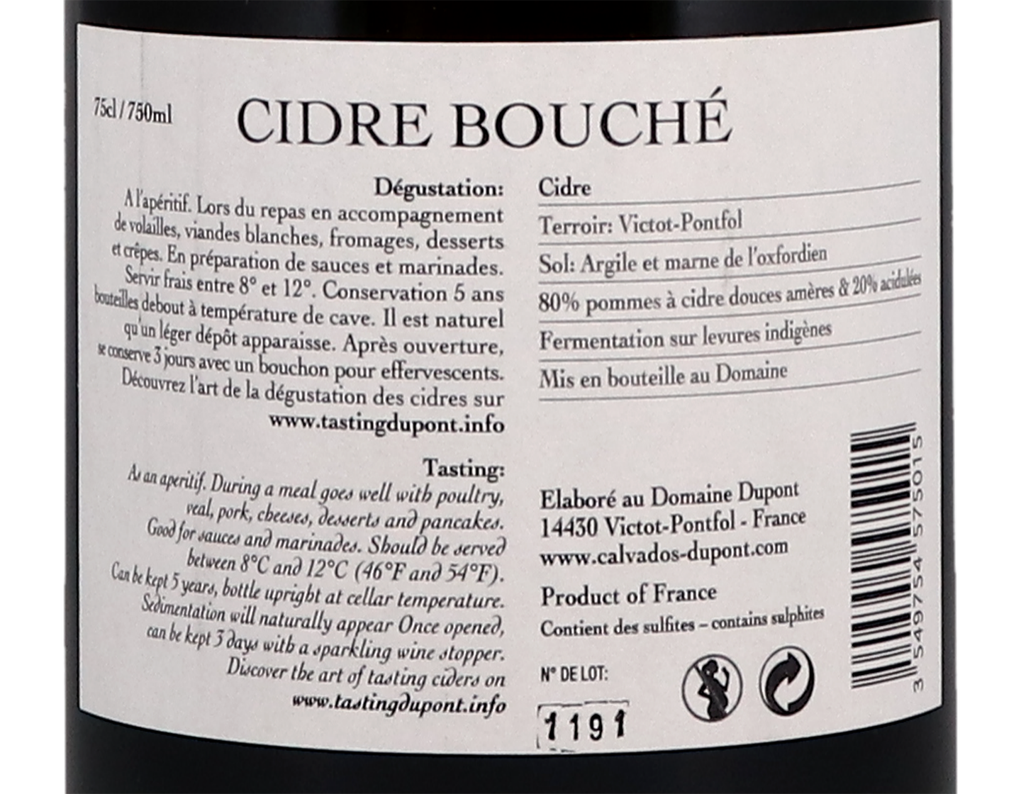 Cidre Bouche de Normandie 2019 6.5%