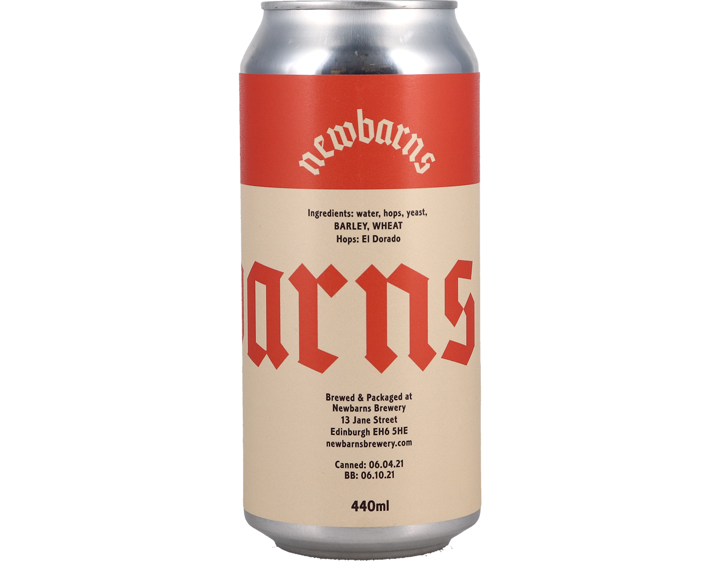 Pale Ale, Newbarns Brewery, Edinburgh 440ml