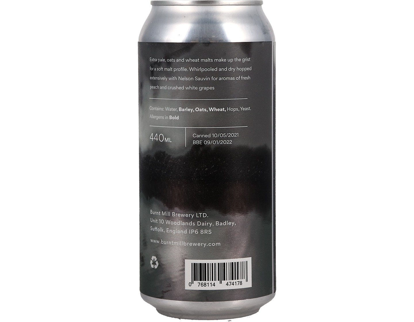 Fog IPA Burnt Mill Brewery Suffolk 6.2% 440ml