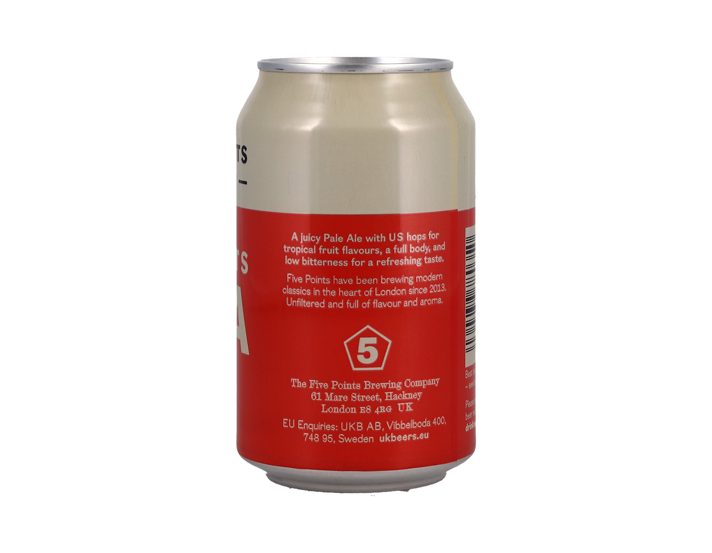 JUPA Pale Ale Five Points Brewing Co London 5.5% 330ml