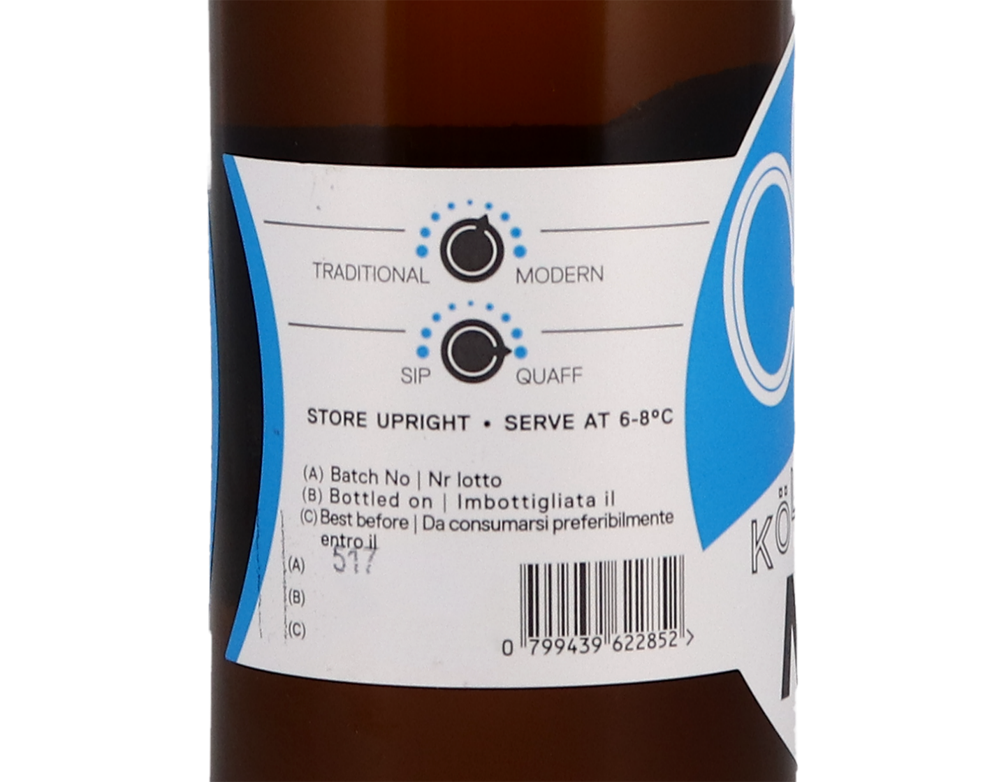 Nico Koln Lager Orbit Brewing London 4.8% 330ml