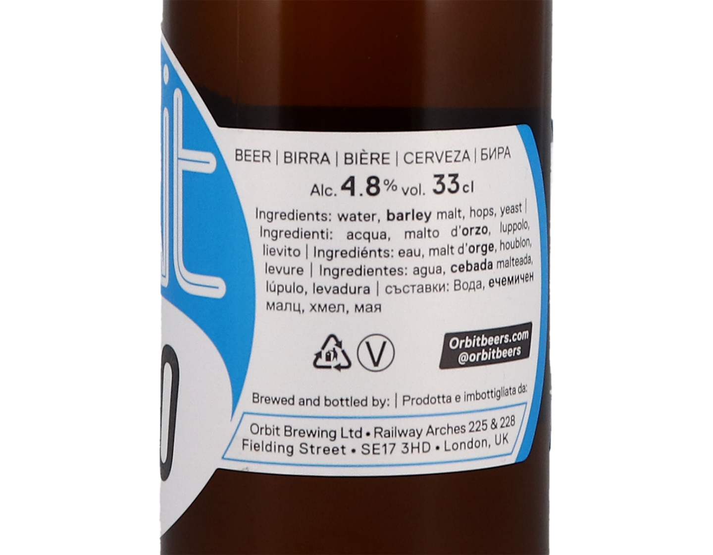 Nico Koln Lager Orbit Brewing London 4.8% 330ml