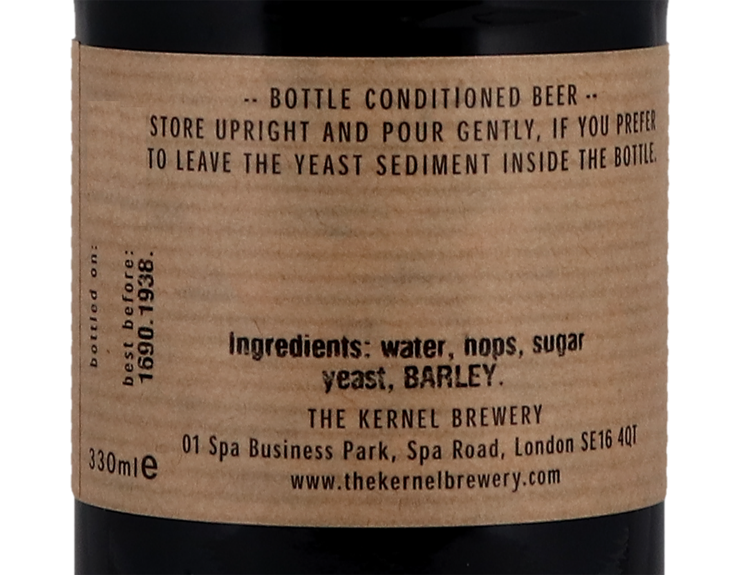 London 1890 Export Stout The Kernel Brewery London 7.5% 330ml