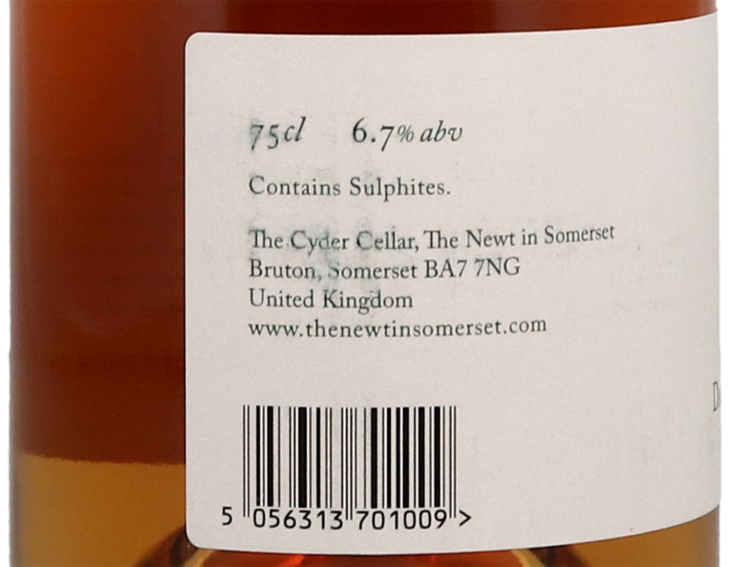 The Newt No2 Dabinett Cyder Somerset 6.7% 750ml