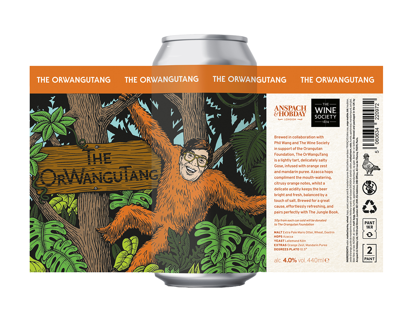 OrWanguTang Mandarin Gose, Anspach & Hobday, Bermondsey 440ml