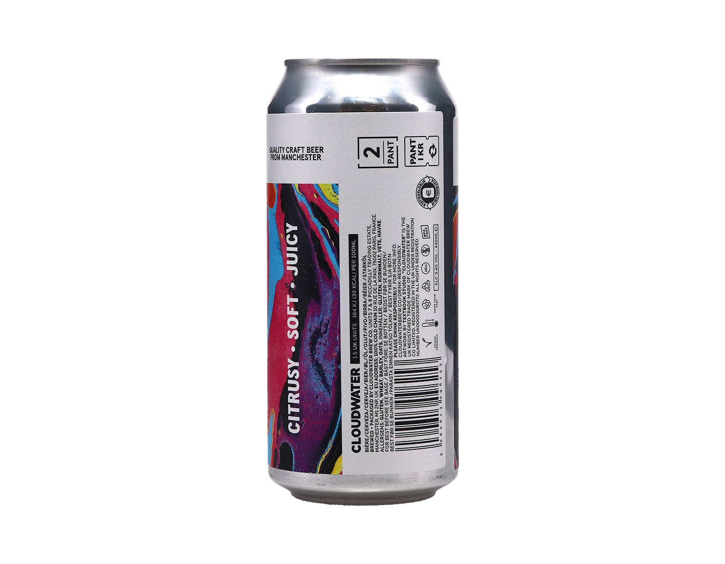 Happy Pale Ale, Cloudwater Brew Co. Manchester 3.5% 440ml