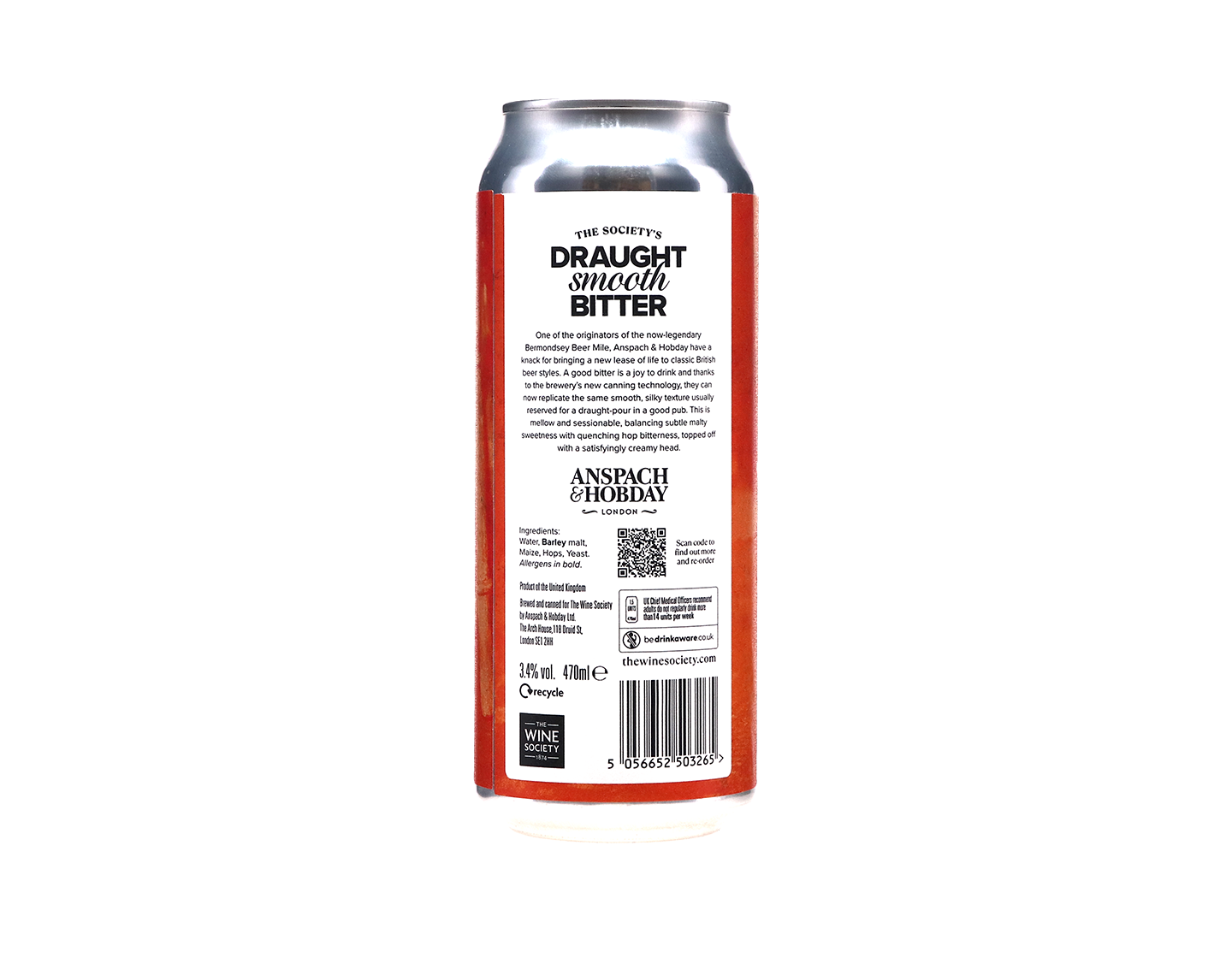The Society's Draught Smooth Bitter 47cl