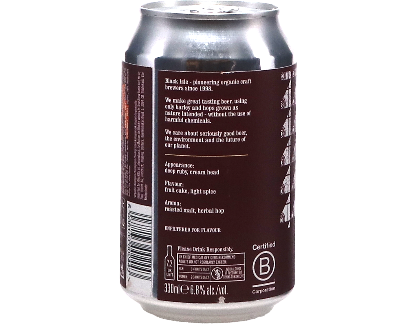 Organic Scotch Ale, Black Isle Brewery, Scotland 330ml