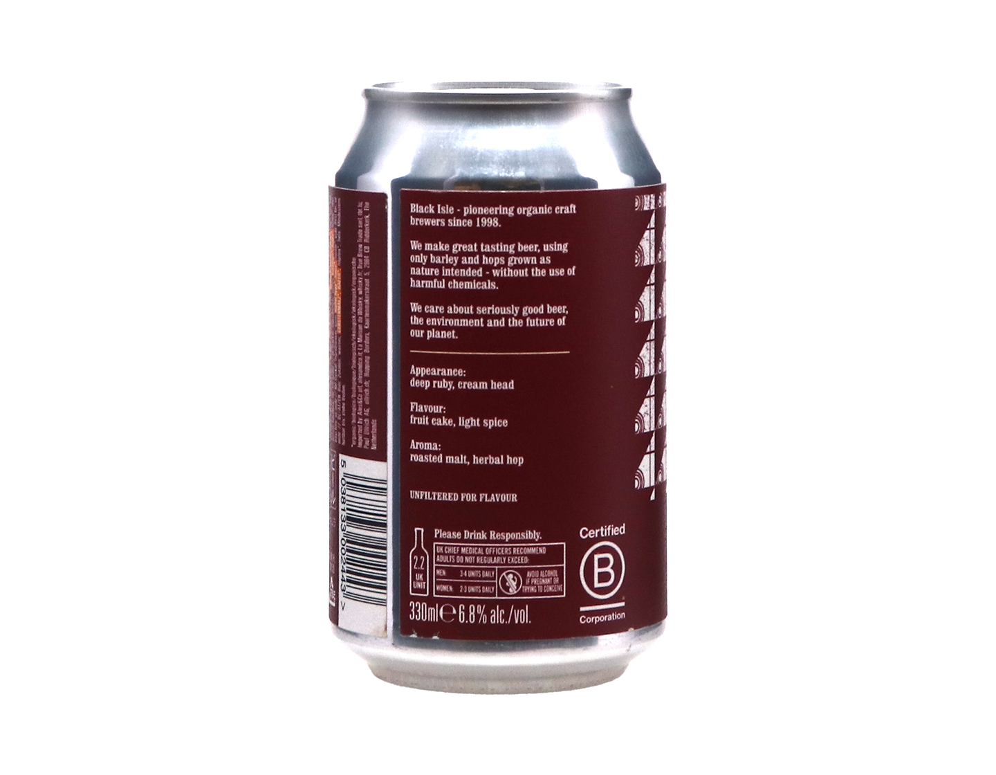 Organic Scotch Ale Black Isle Brewery Scotland 6.8% 330ml
