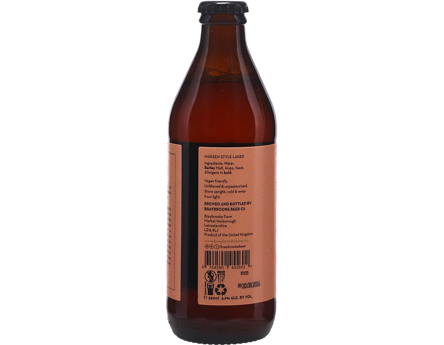 Festbier, Braybrooke Brewery, Northamptonshire 330ml
