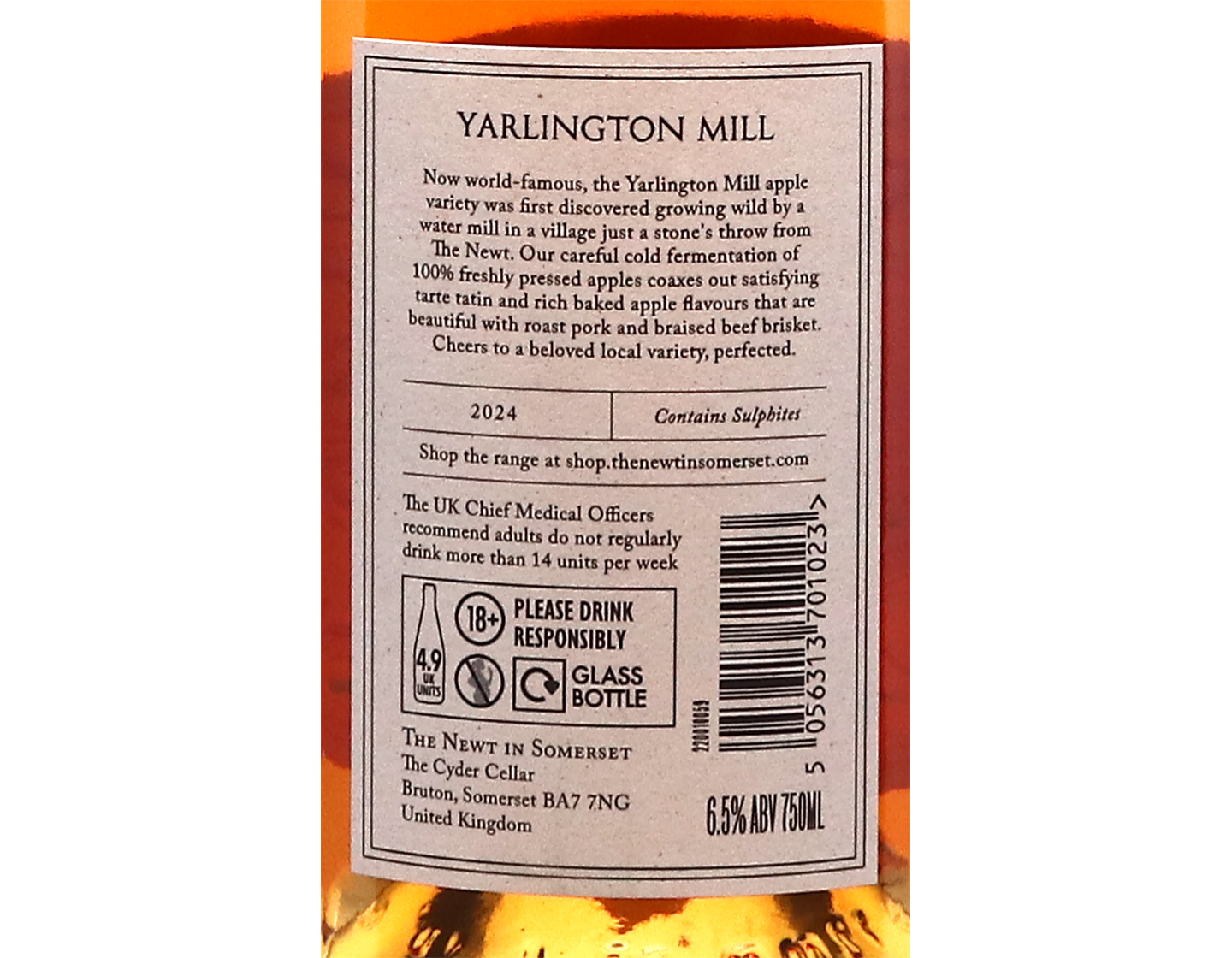 The Newt No3 Yarlington Mill Cyder, Somerset 2024