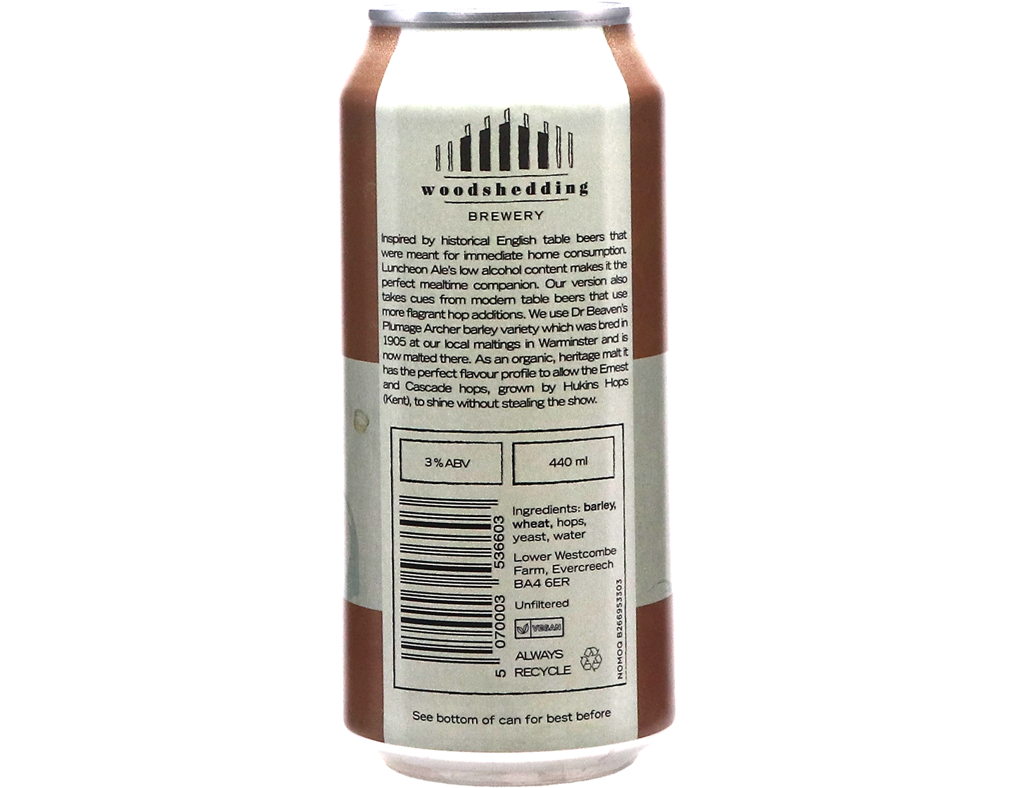 Woodshedding, Luncheon Table Beer