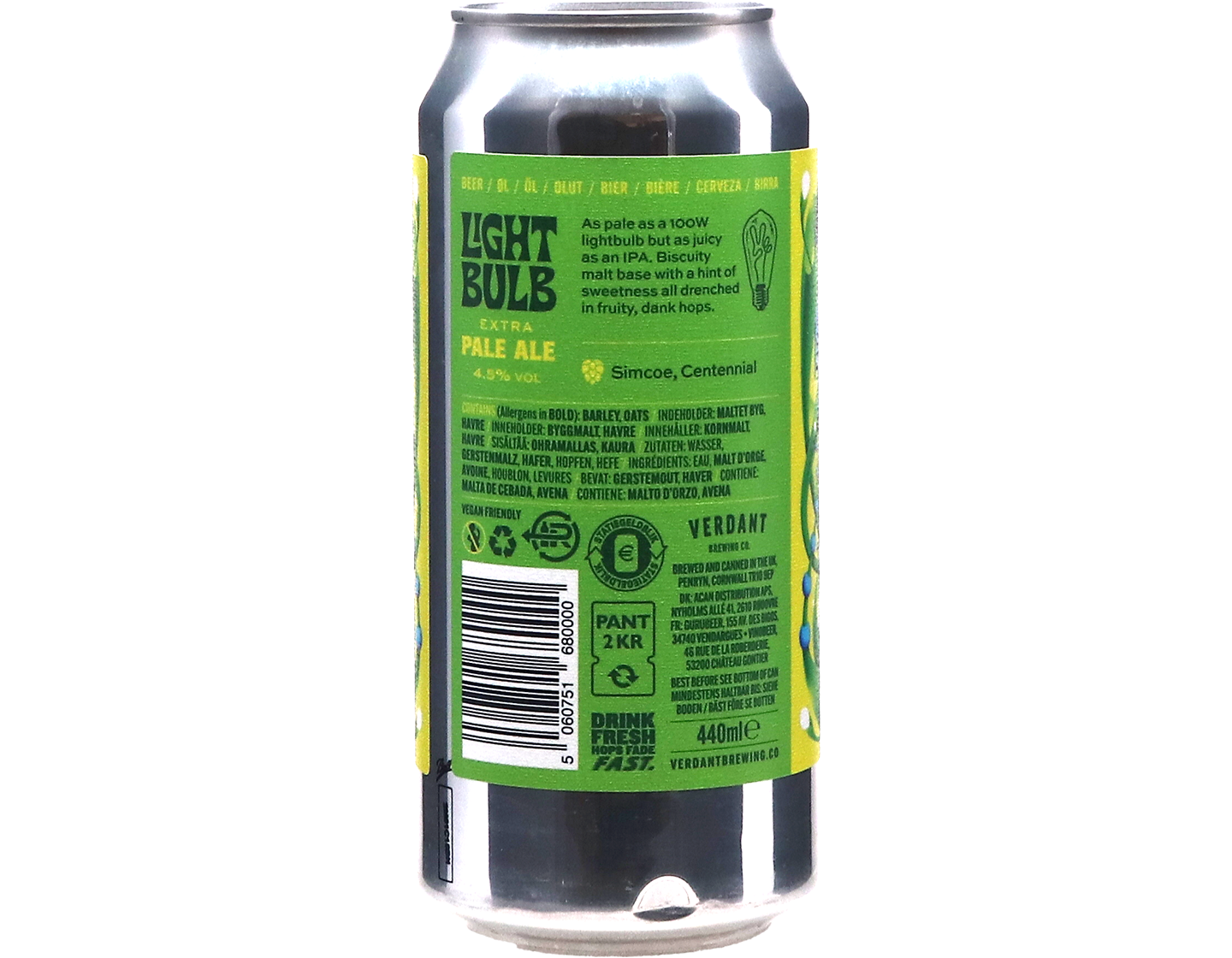 Verdant, Lightbulb , 440ml