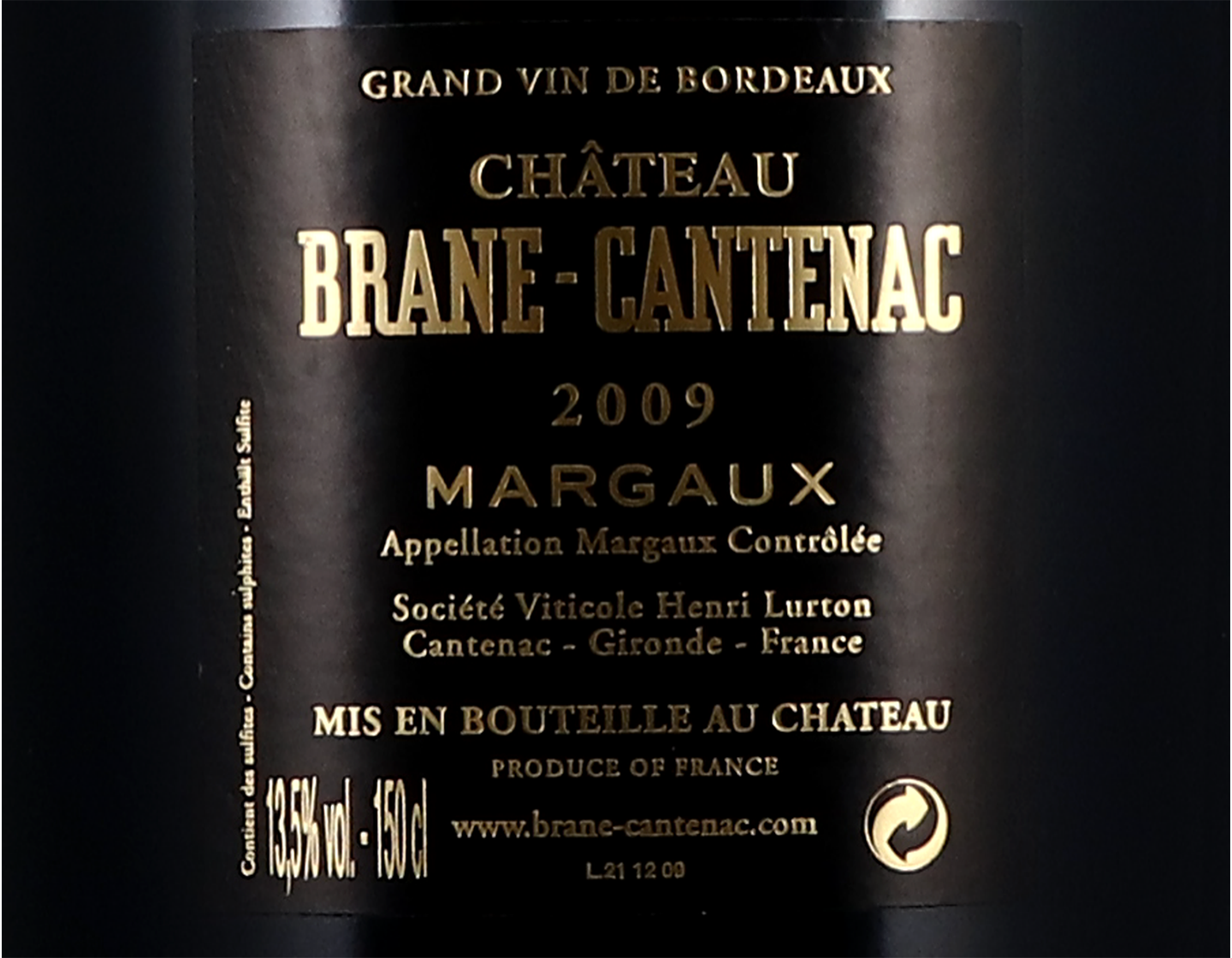 Ch Brane Cantenac 2009 Margaux Magnums