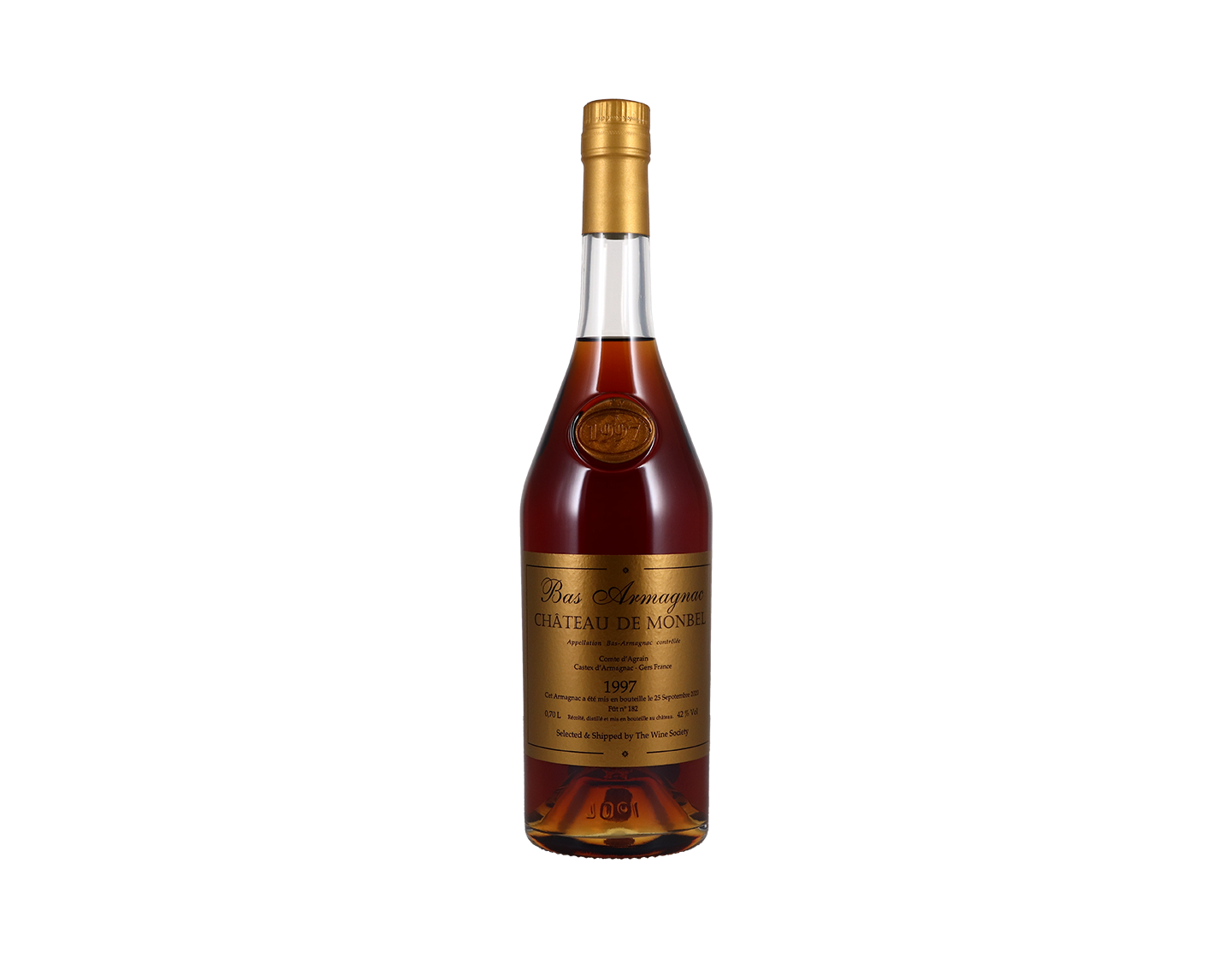 Bas Armagnac Chateau de Monbel 1997 42%