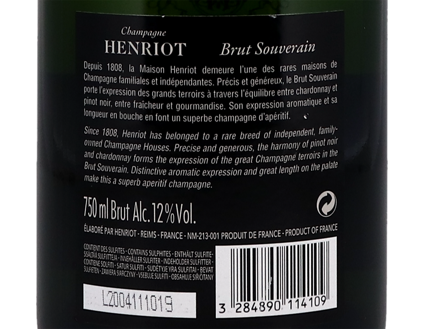 Henriot Brut Souverain NV