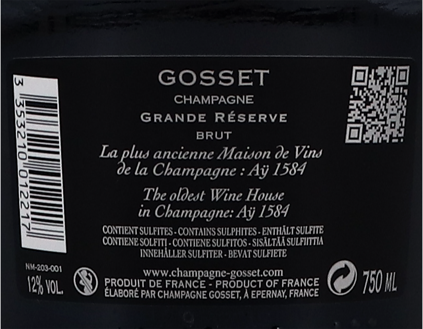 Gosset Grand Reserve Brut NV