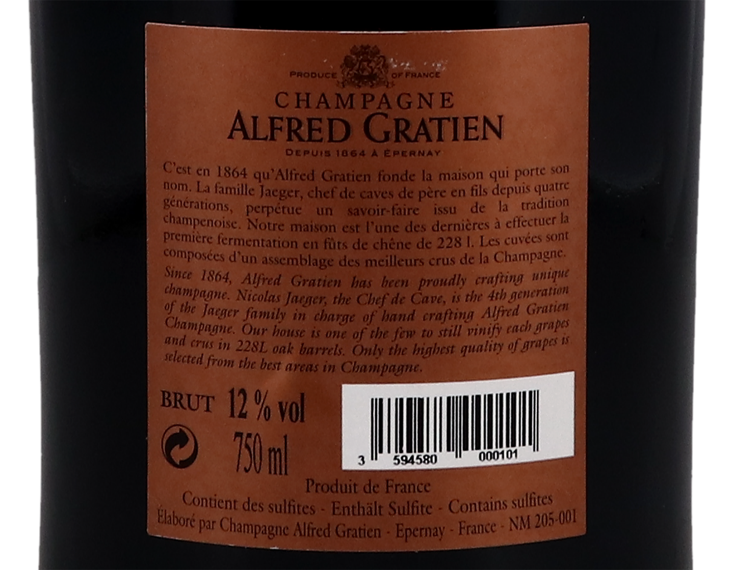 Alfred Gratien Cuvee Paradis Brut 2013