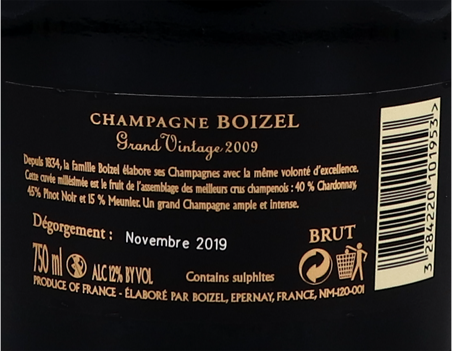 Boizel Grand Vintage Brut 2009