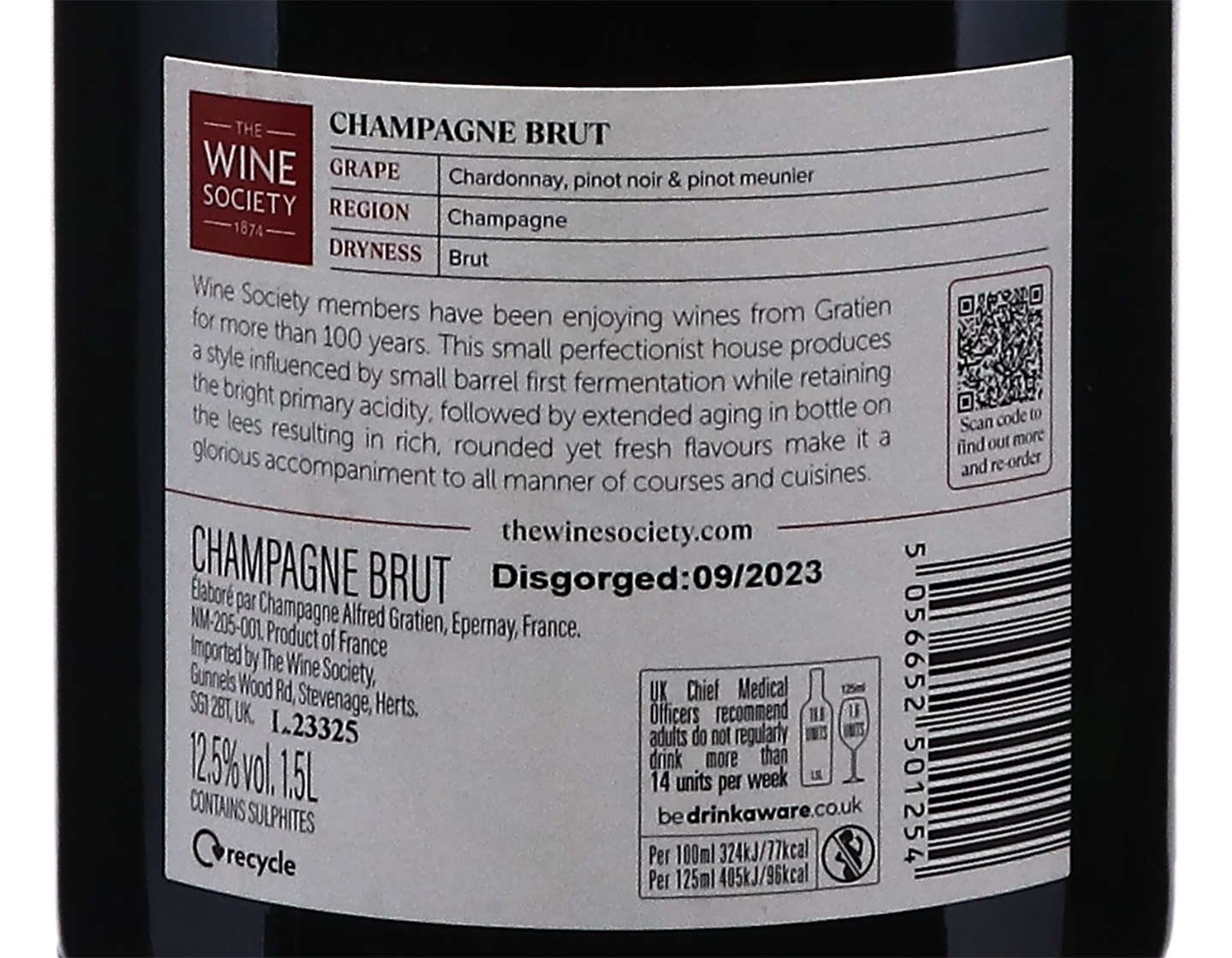 Magnum of The Society's Champagne Brut NV