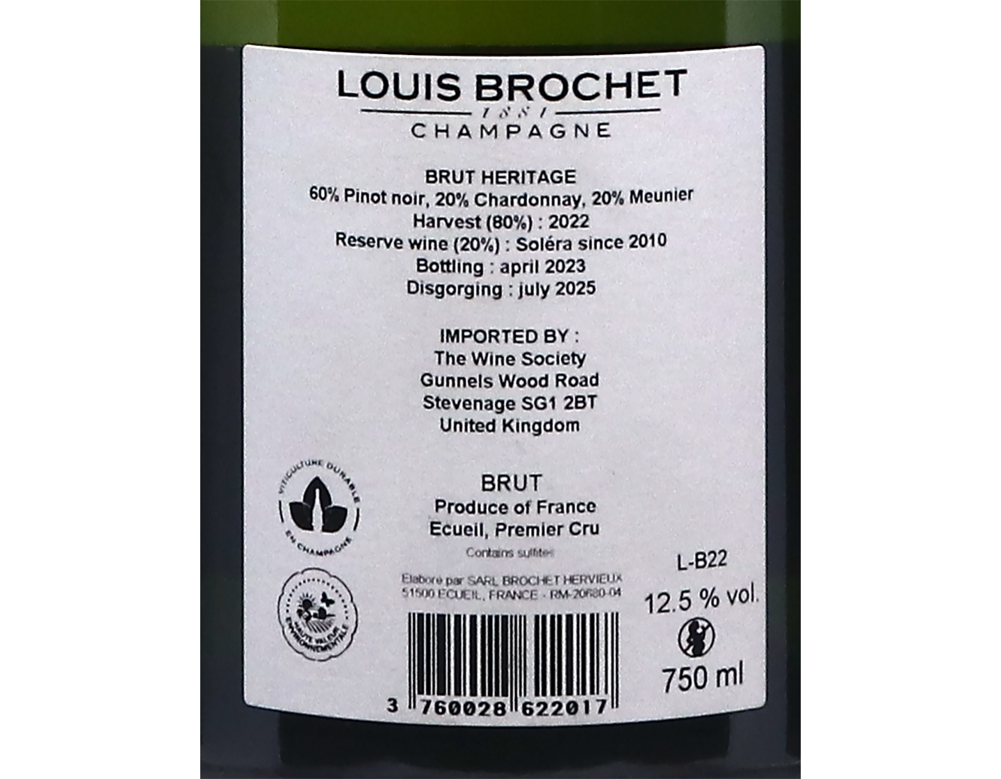 Champagne Louis Brochet Brut NV