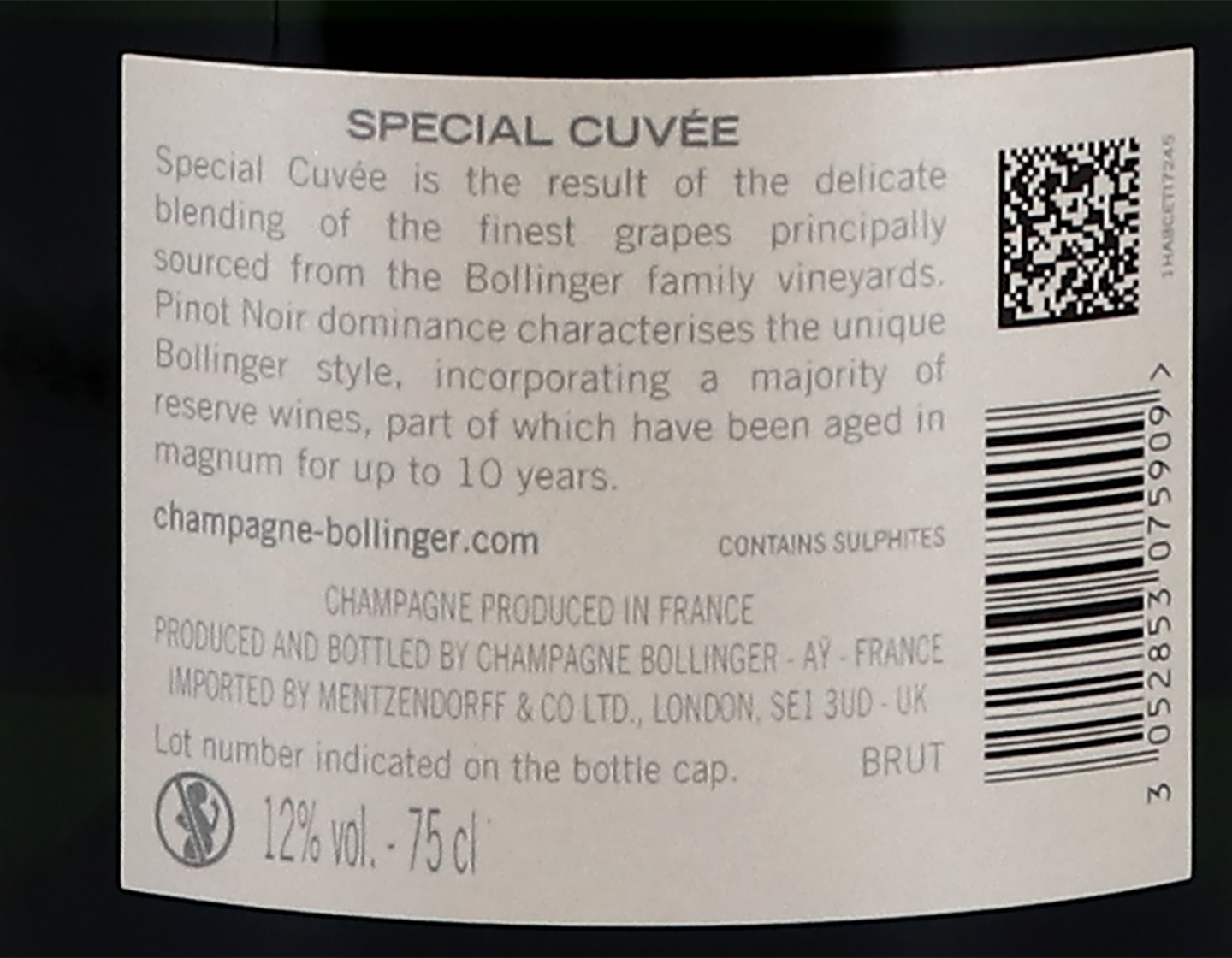 Bollinger Special Cuvee Brut NV
