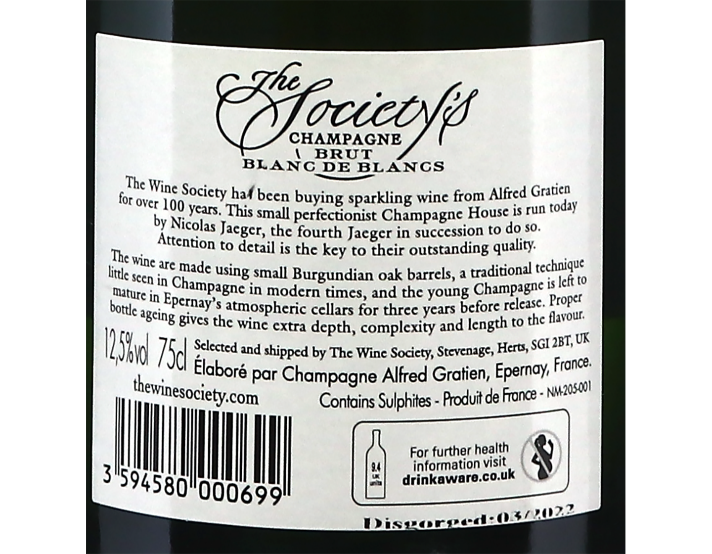 Alfred Gratien Blanc de Blancs 2015