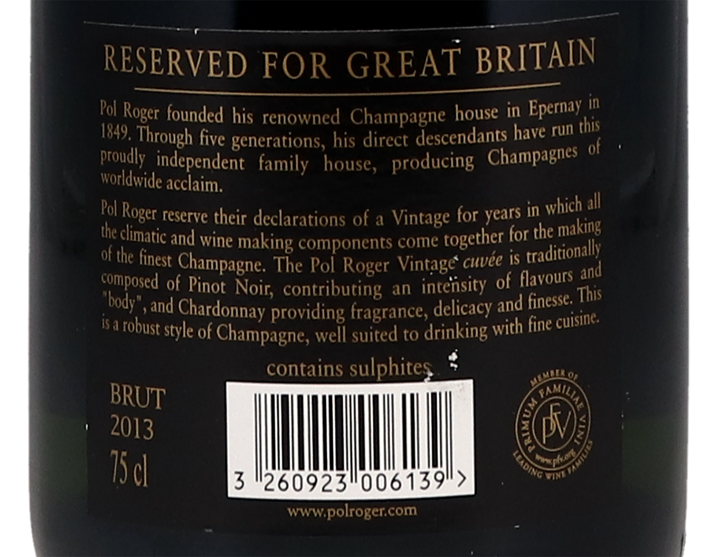 Pol Roger Vintage Brut 2013