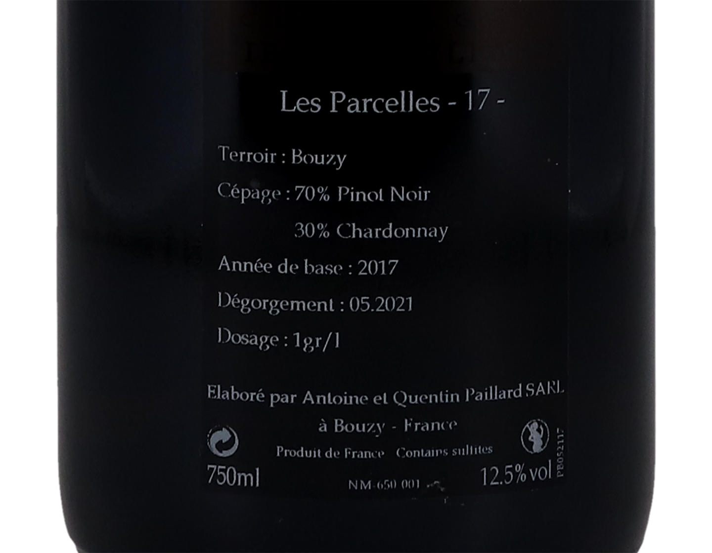 Pierre Paillard Les Parcelles 17 Grand Cru Extra Brut NV